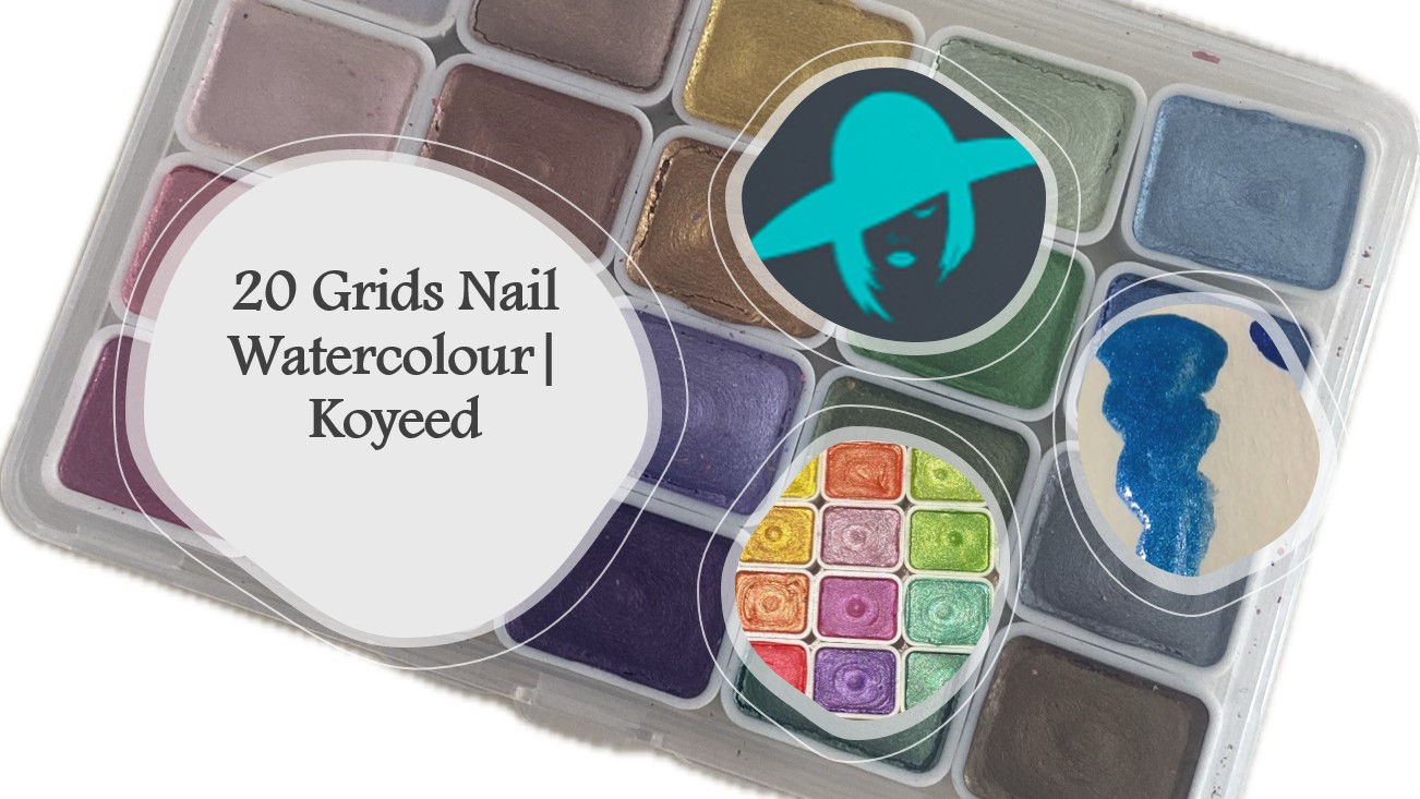 Nail Decor Stunning Watercolour 20 Grids Available At Koyeed Nail Care Store