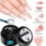 Colourless Non-Stick 3D Rhinetones Gel Solid Nail Tips Gel | Available At Koyeed