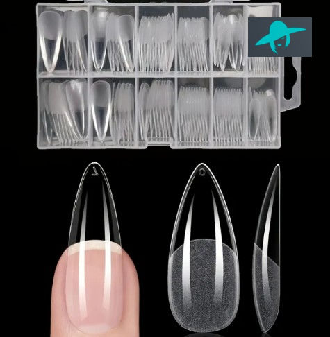 Long Nail Tips Almond Shape | Stock Available | Koyeed Online Nail Care Store