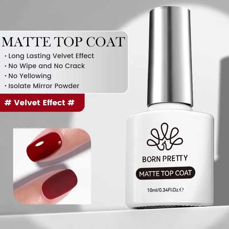 Classy Matte Surface Top Coat Born Pretty | Available at Koyeed Nail Care Store