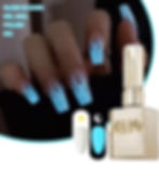 Glow In Dark Blue Effect Top Coat Gel Polish | Available at Koyeed Nail Care