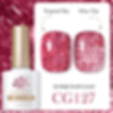 Pink Glitter Super Top Coat Gel Polish | Available at Koyeed Nail Care