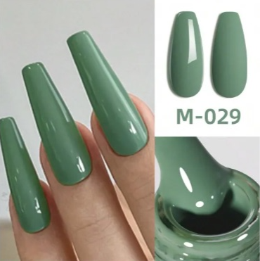 Light Hunter Green Gel Nail Polish | Available at Koyeed Nail Care