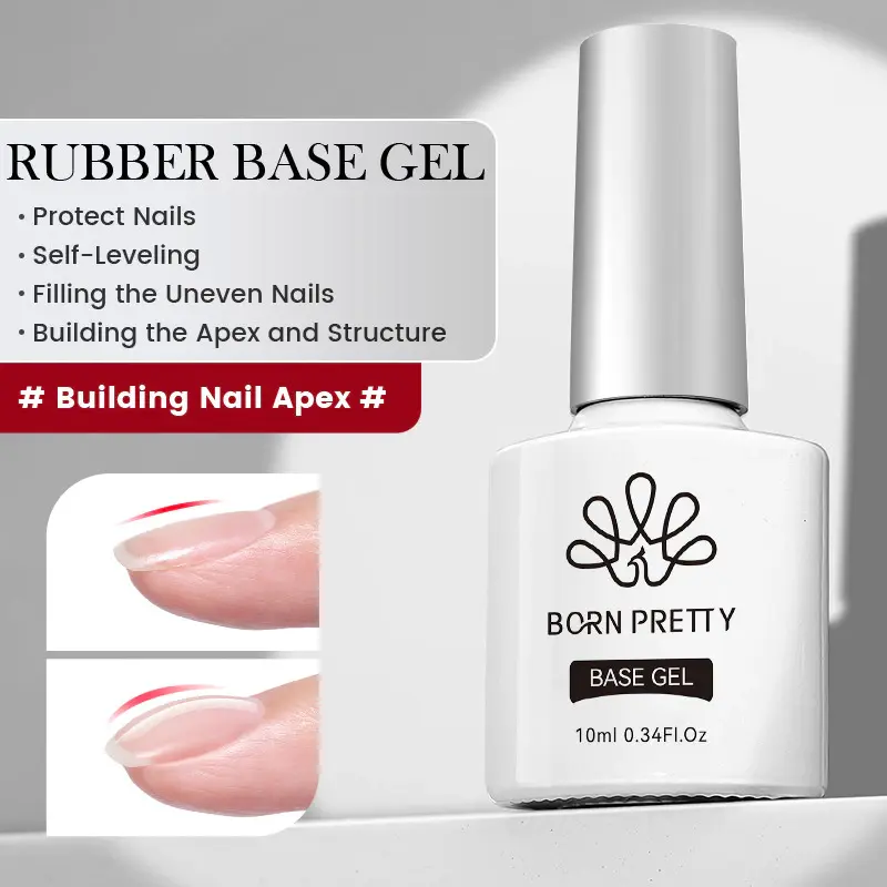 Rubber Base Gel Strengthen Nail Surface Protect Natural Nails Stock at Koyeed