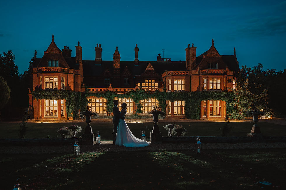Dusk at Holmewood Hall