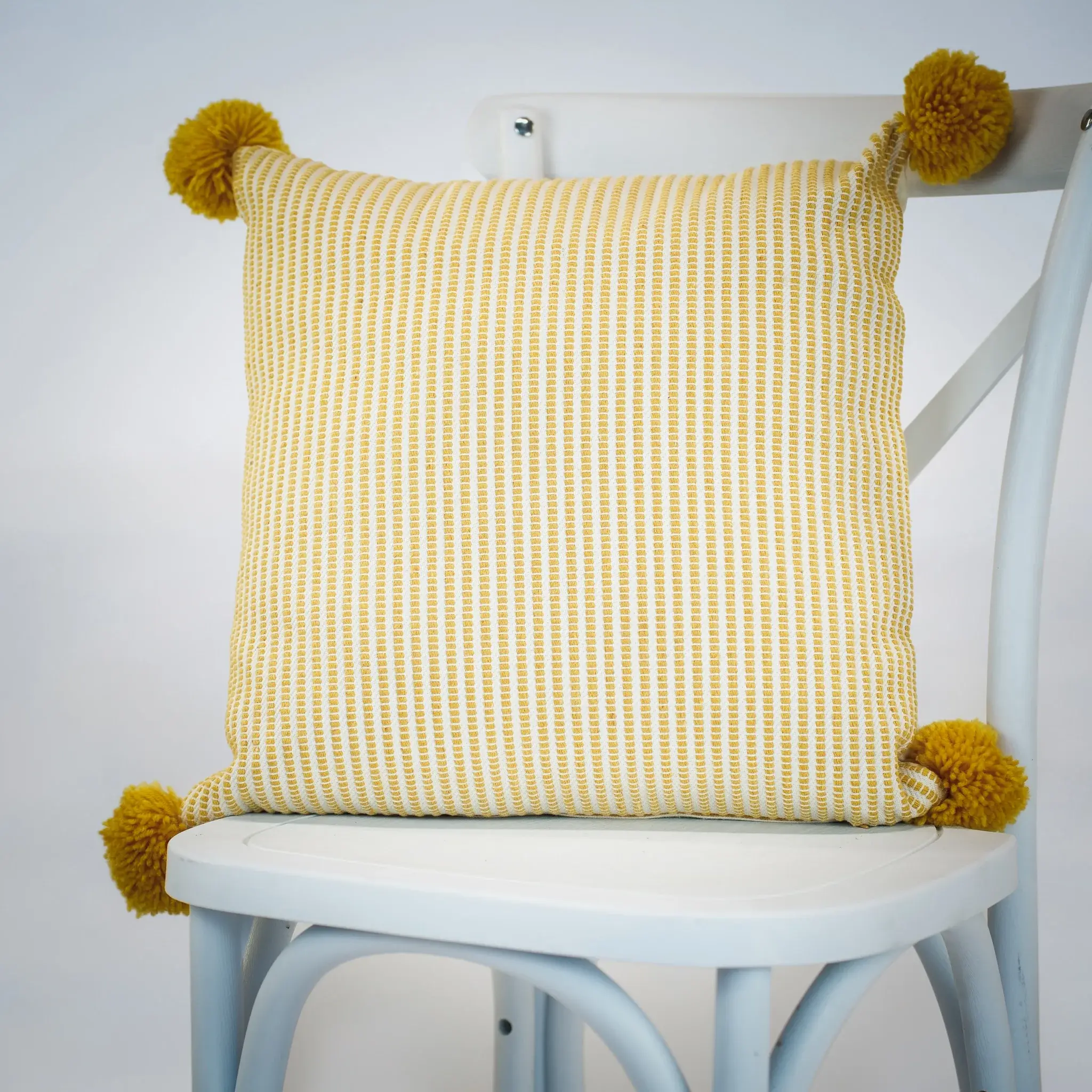 Cushion- Tassel Yellow