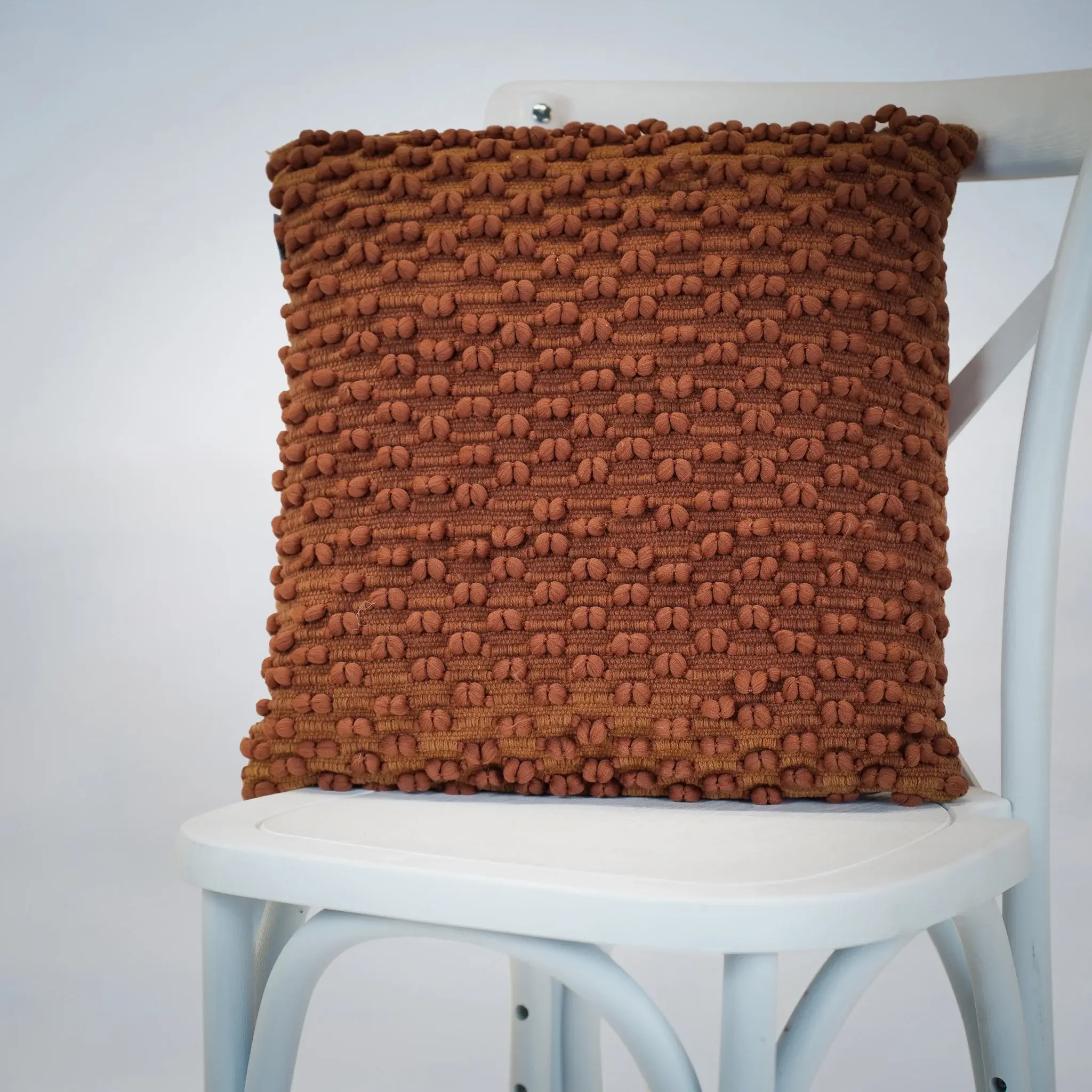 Cushion- Bobble Rust