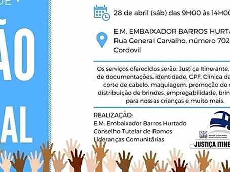 Matéria: Ação social oferece serviços para moradores atingidos pelas fortes chuvas de fevereiro