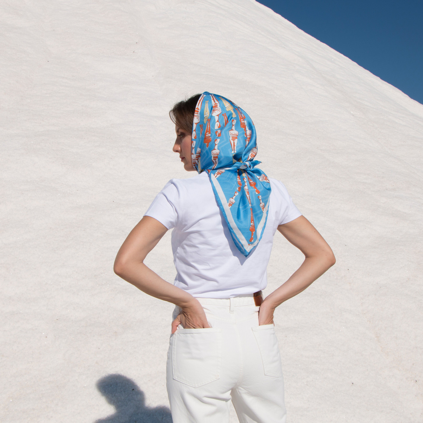 Milos Vasiliki Design Scarf
