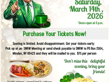 Tickets Now on Sale for St. Patrick's Dinner Fundraiser