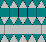 design 10 square triangles