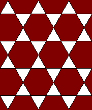 design 6 hexagon triangles