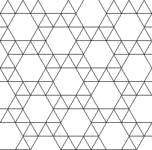 hexagon triangles