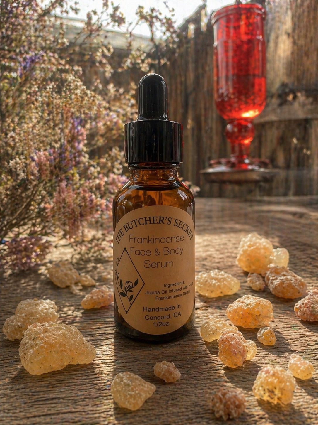 1/2 oz. 1oz. Frankincense Face Serum (Slow Infused)
