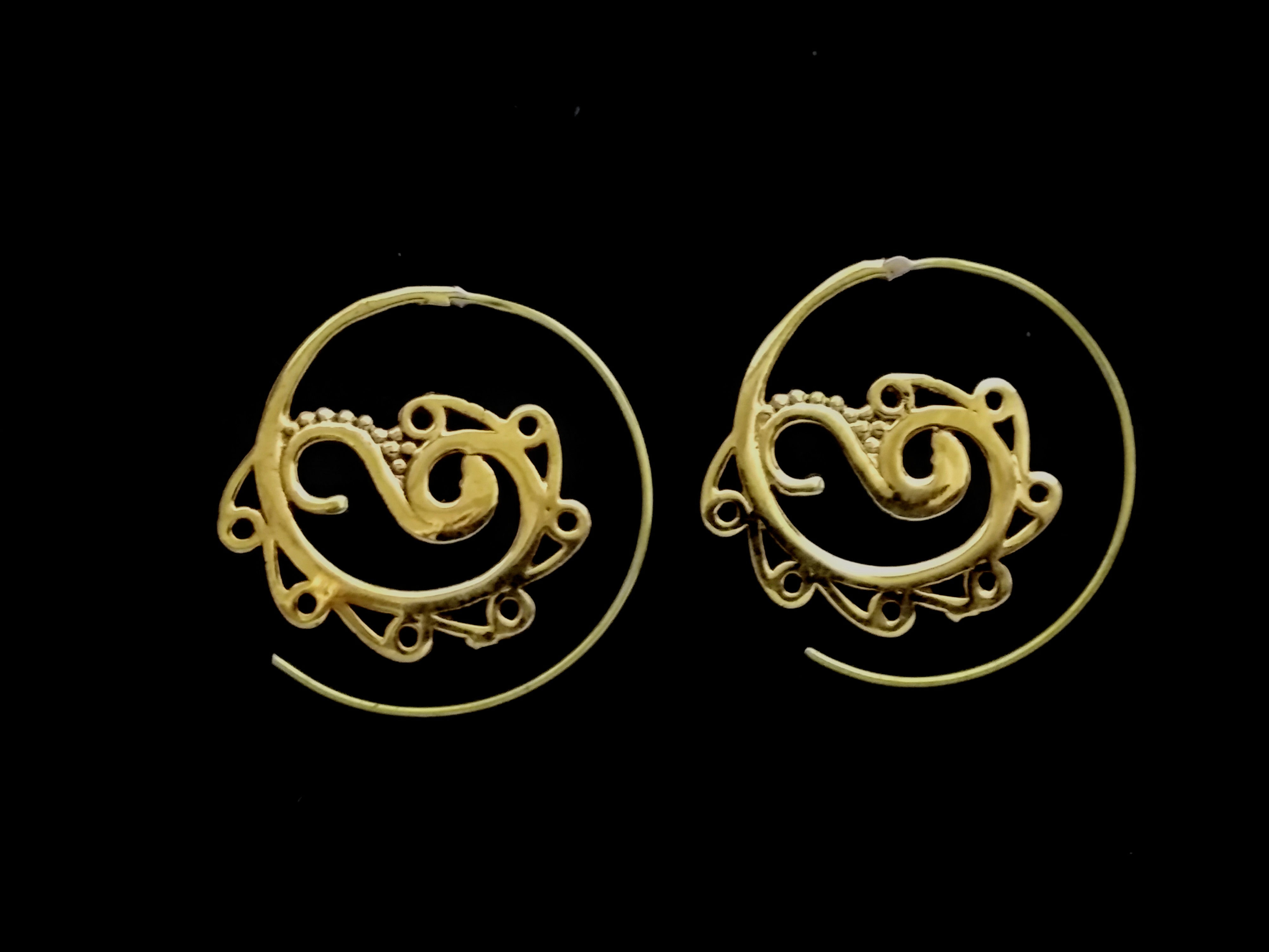 Brass Earring