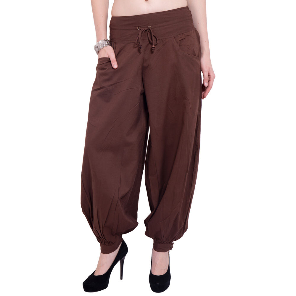 Riya Pants Cotton Brown
