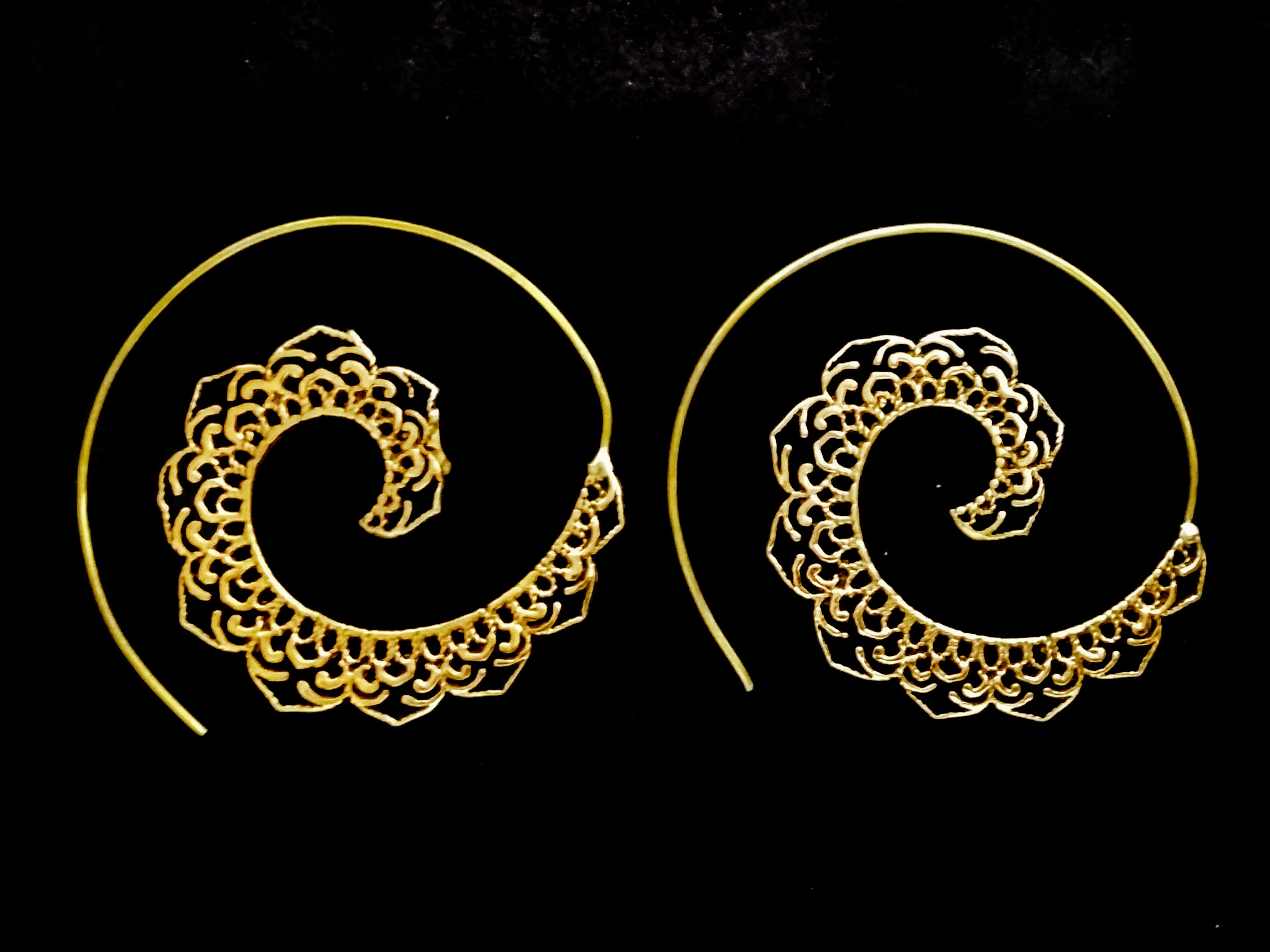 Brass Earring