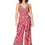 Thumbnail: Red Colour Printed Jumpsuit