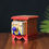 Thumbnail: Handicraft antique look made ceramic drawer and wooden chest