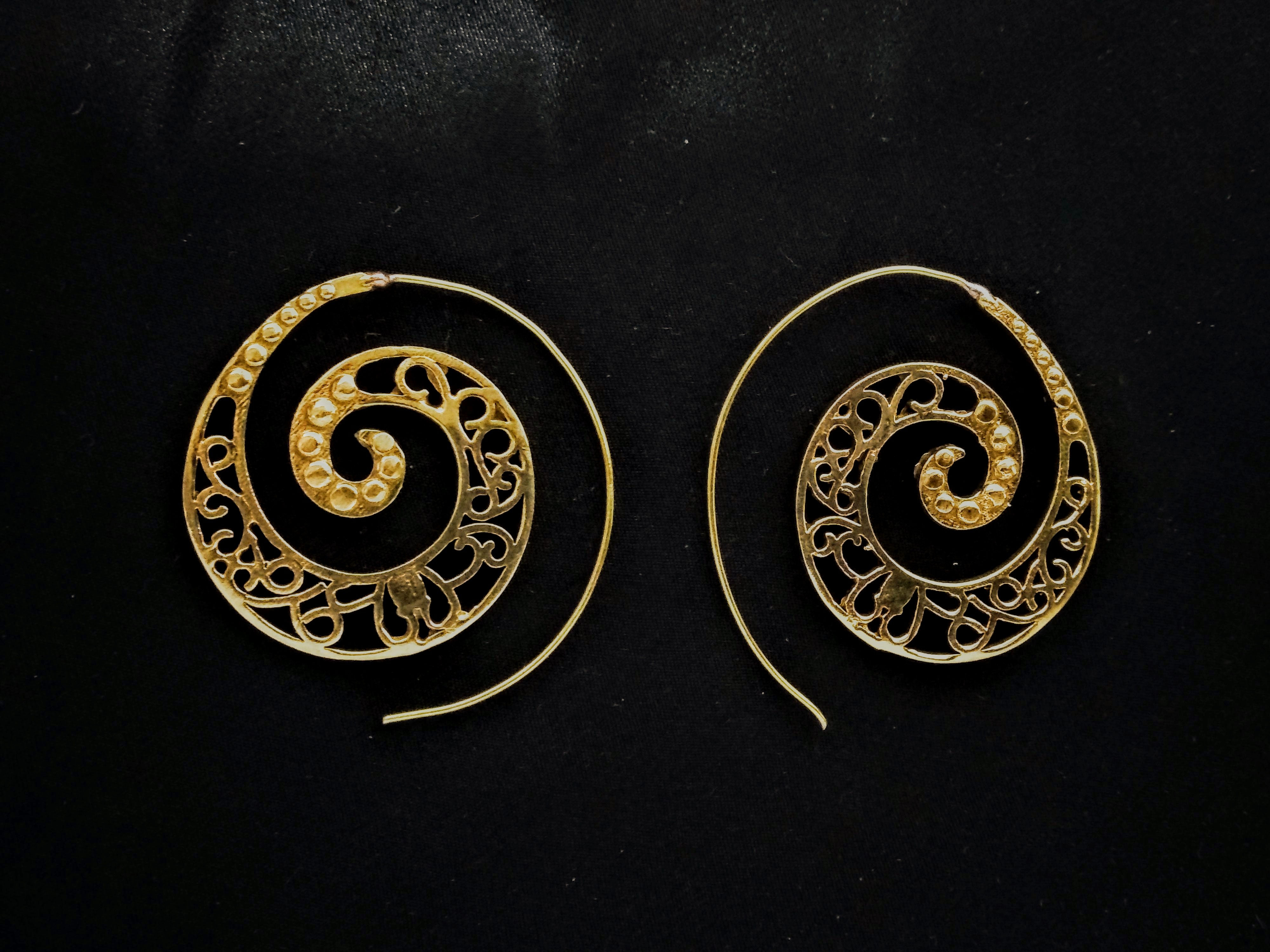 Brass Earring