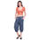 Thumbnail: Serena Pants Cotton Print Blue