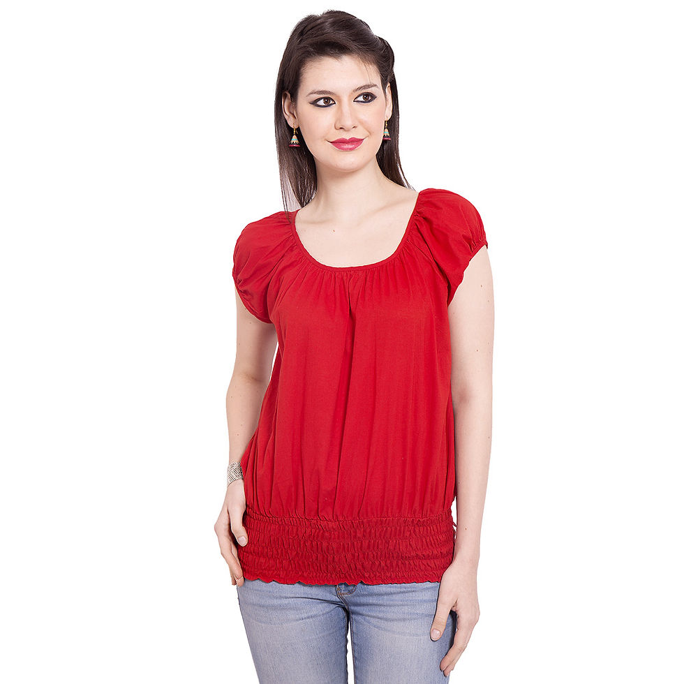 Thumbnail: System Top Cotton Red