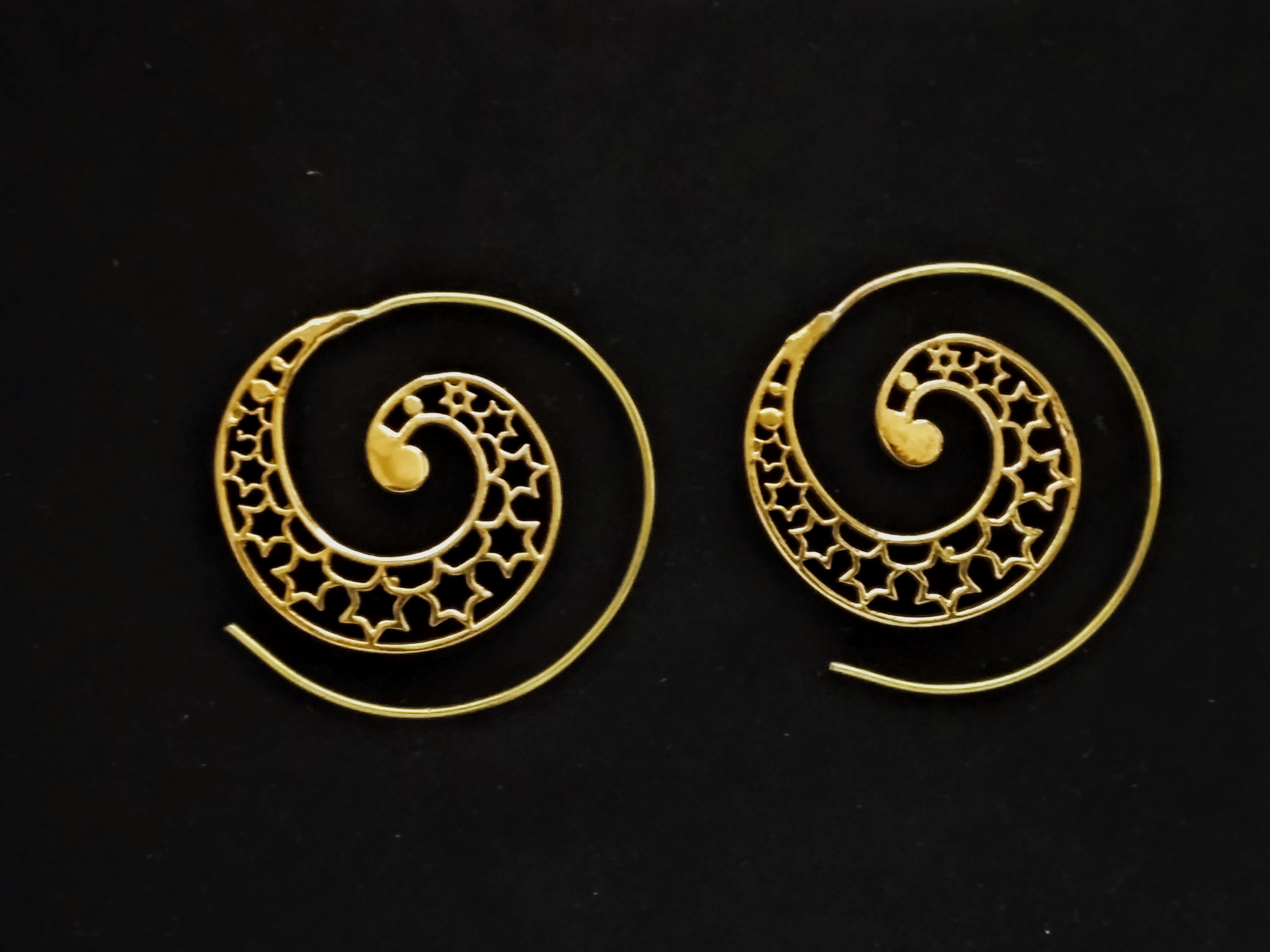 Brass Earring