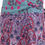 Thumbnail: Reversible Short Wrap Skirt Purple/Blue
