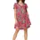Thumbnail: Red Colour Printed Short Dress