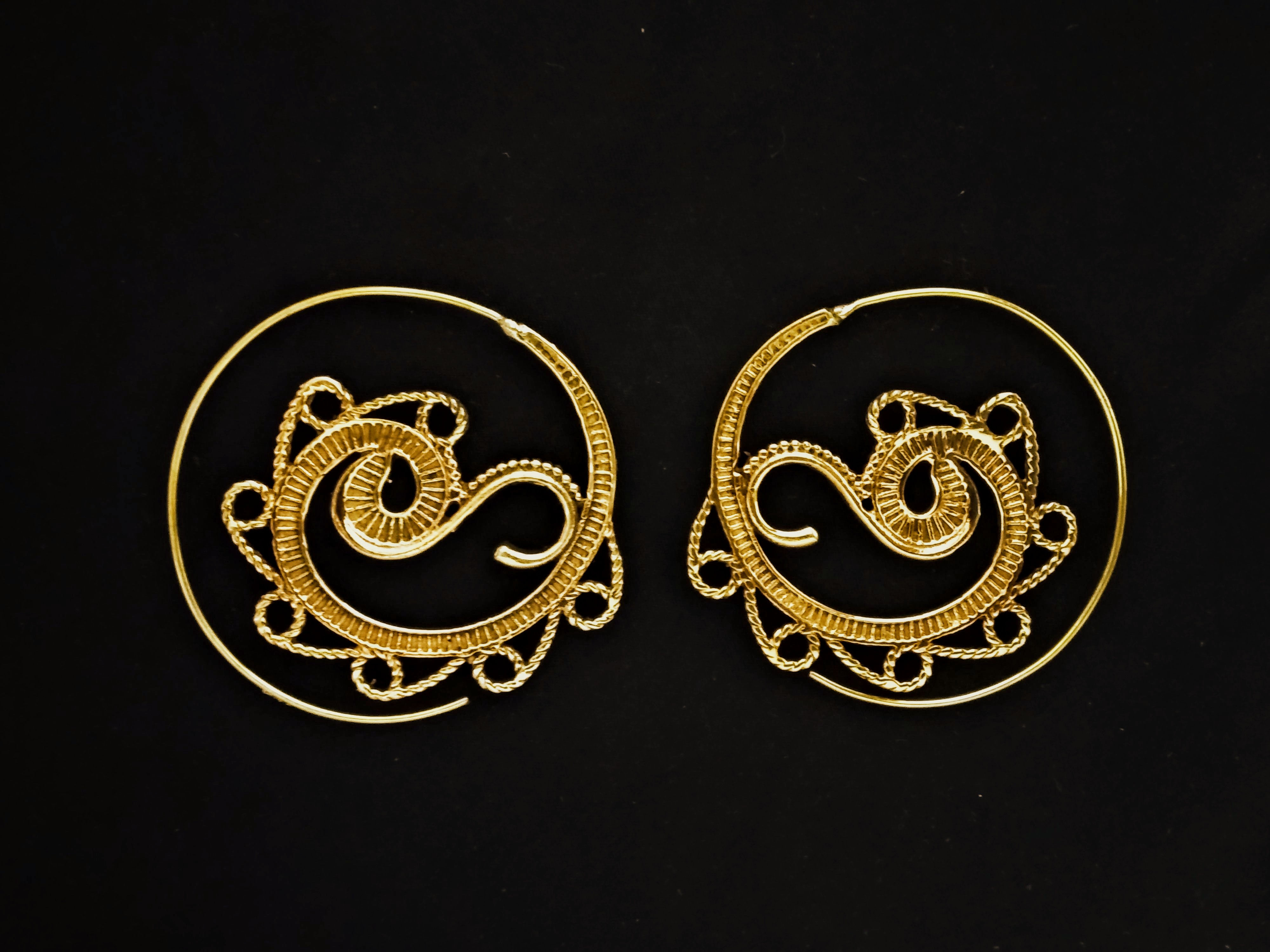 Brass Earring