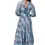Thumbnail: Blue Colour Printed Long Dress