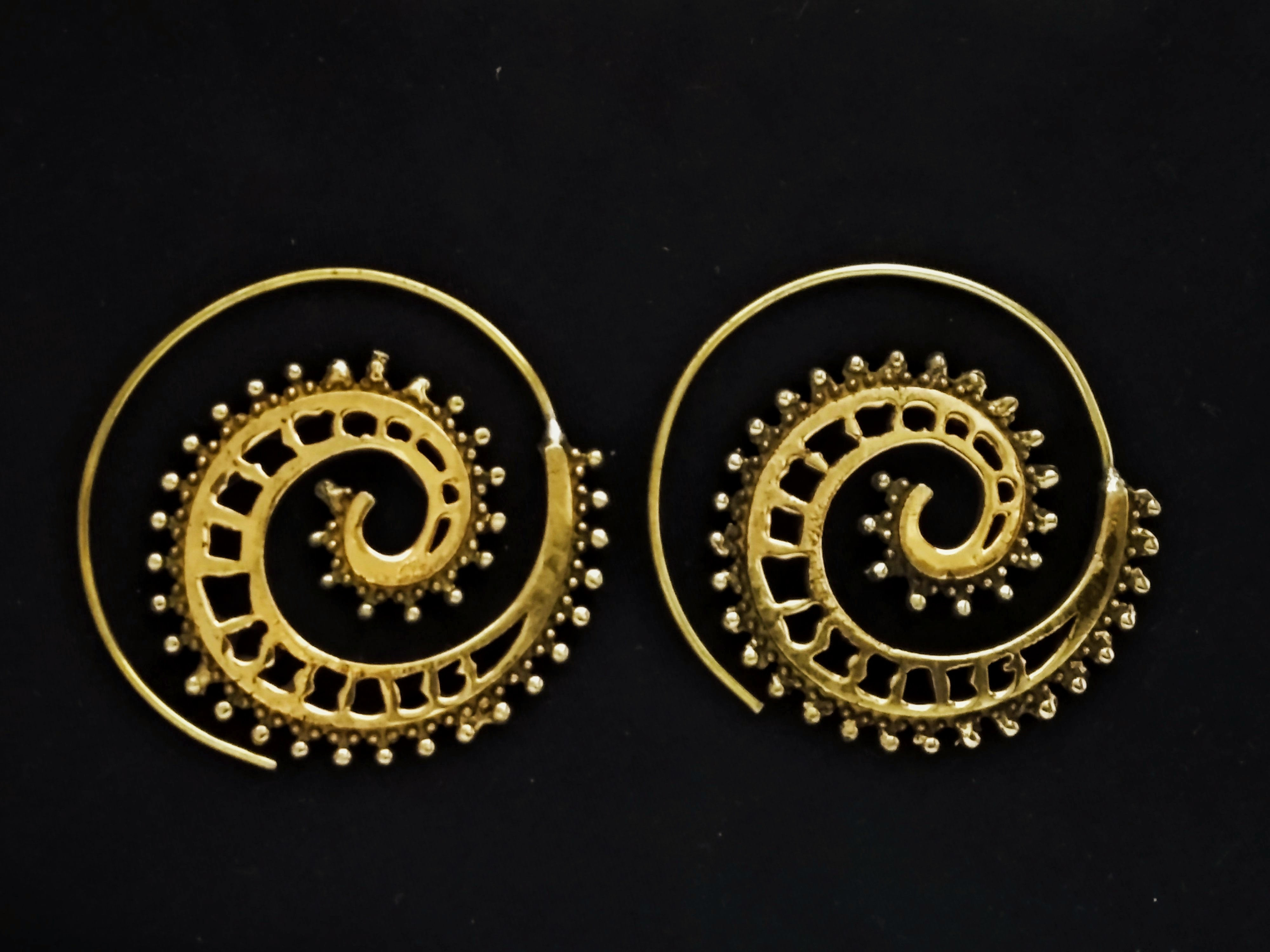 Brass Earring