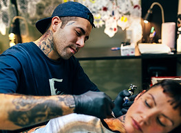 Tattoo Artist at Work