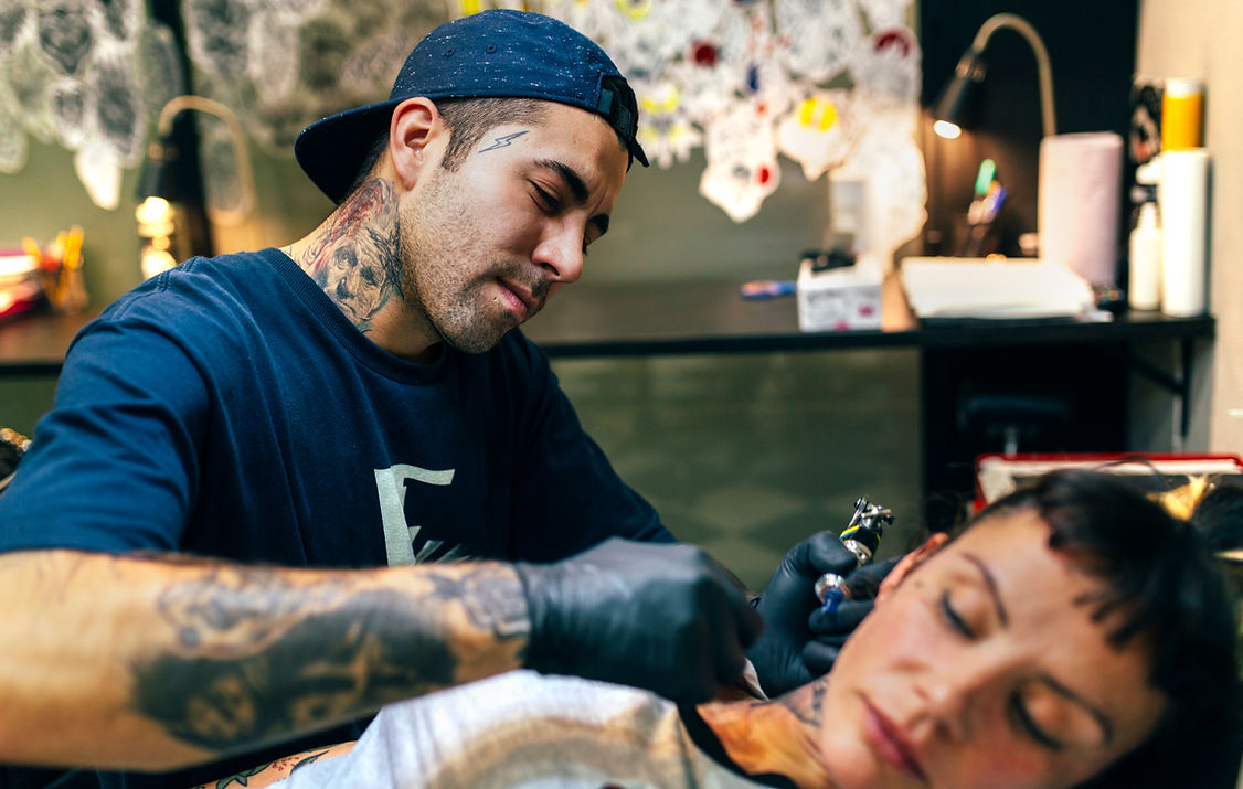 Tattoo Artist at Work