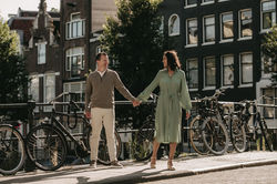 Couple photographed by Engagement photographer in Amsterdam