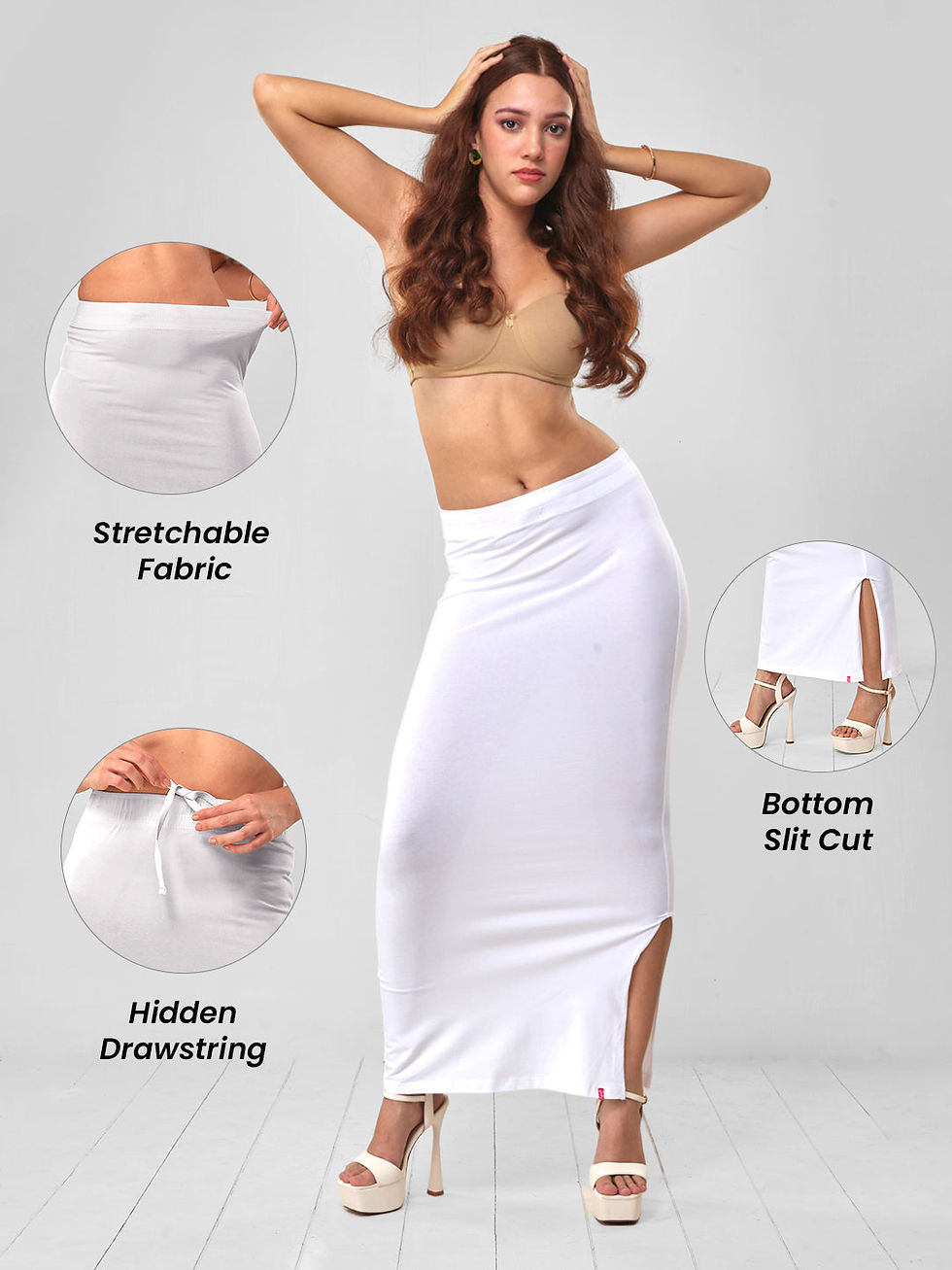 Thumbnail: White Saree Shaper
