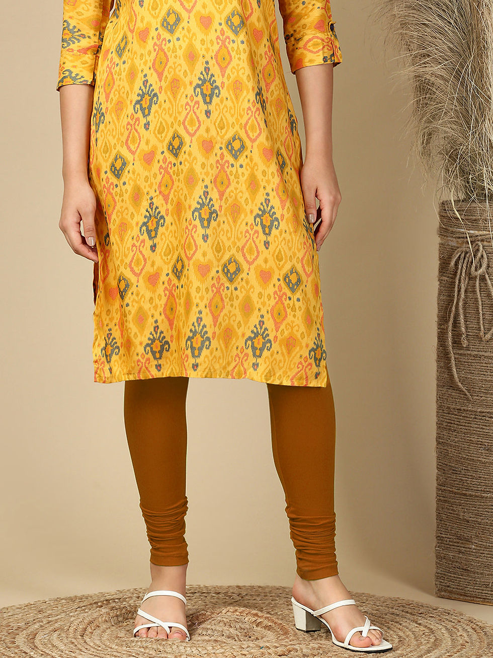 Ginger Premium Cotton Stretch Churidar