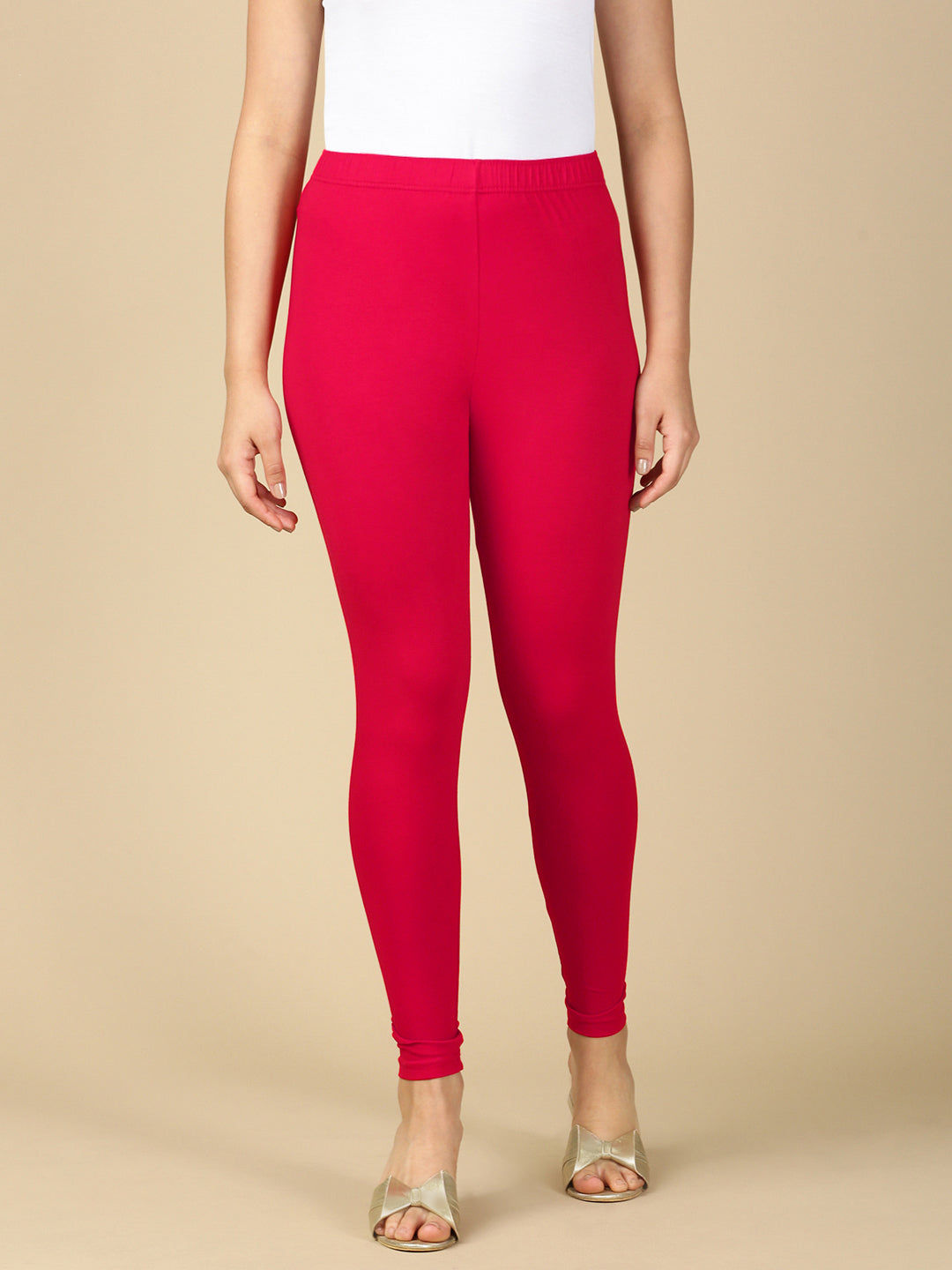 Lady Queen Premium Cotton Stretch Ankle Length Leggings