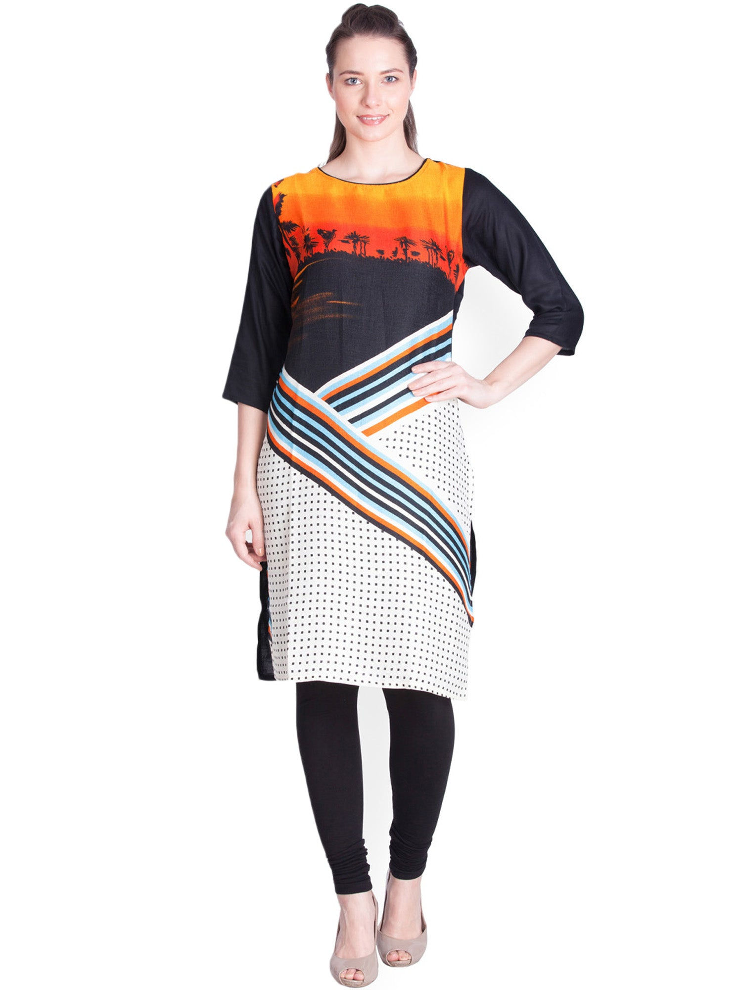 Black Premium Churidar Leggings