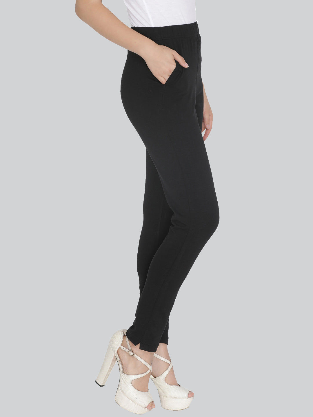 Black Stretch Pencil Pant