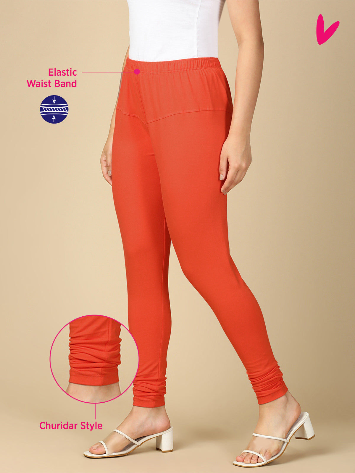 Mango Premium Cotton Stretch Churidar