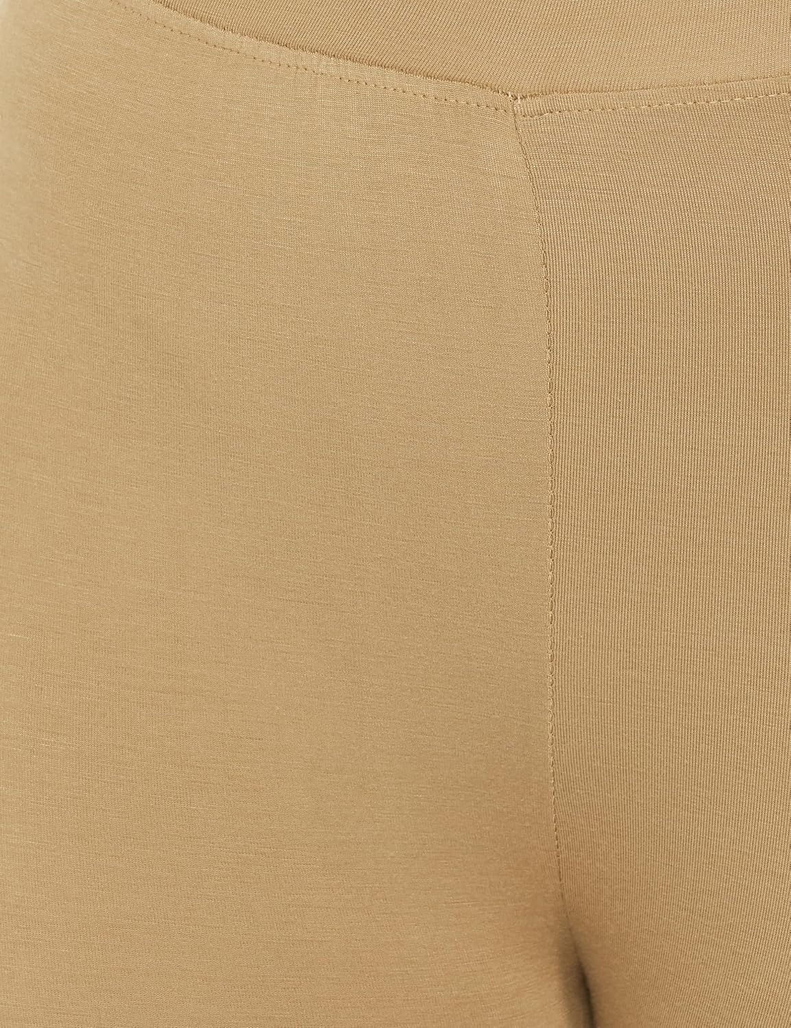 Premium Viscose Stretchable Ankle Length Leggings for Women - Nude - Image 4