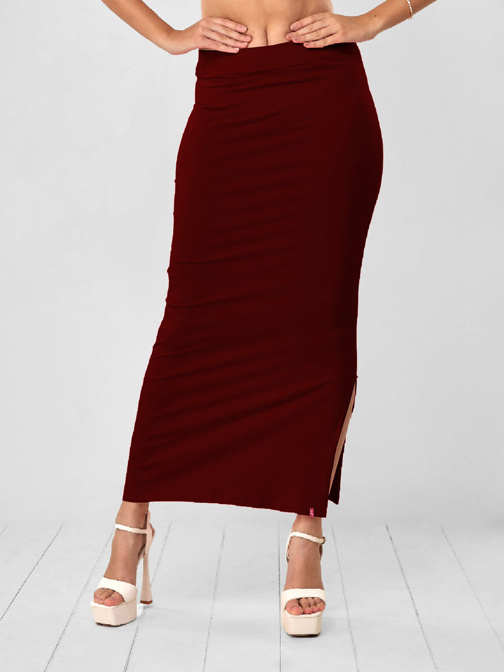 Maroon Saree Shaper