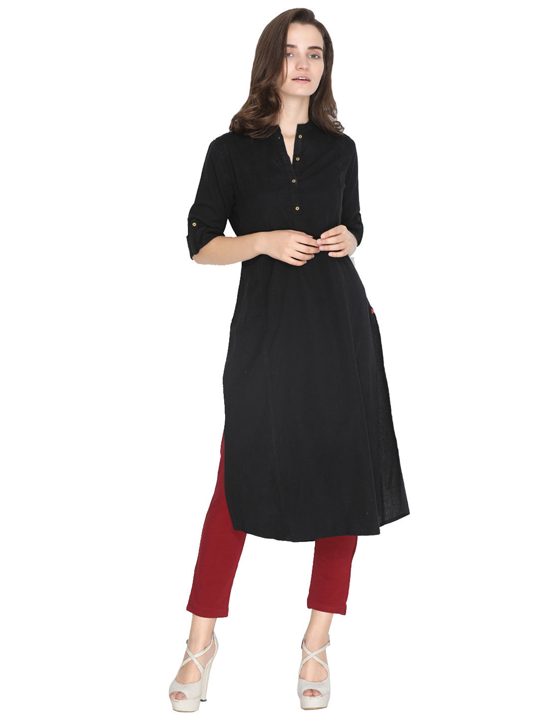 Maroon Kurti Pant