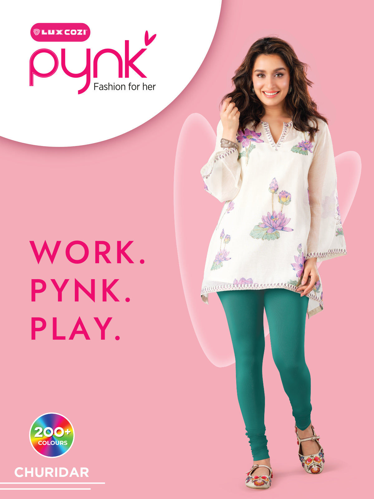 Blush Premium Cotton Stretch Churidar
