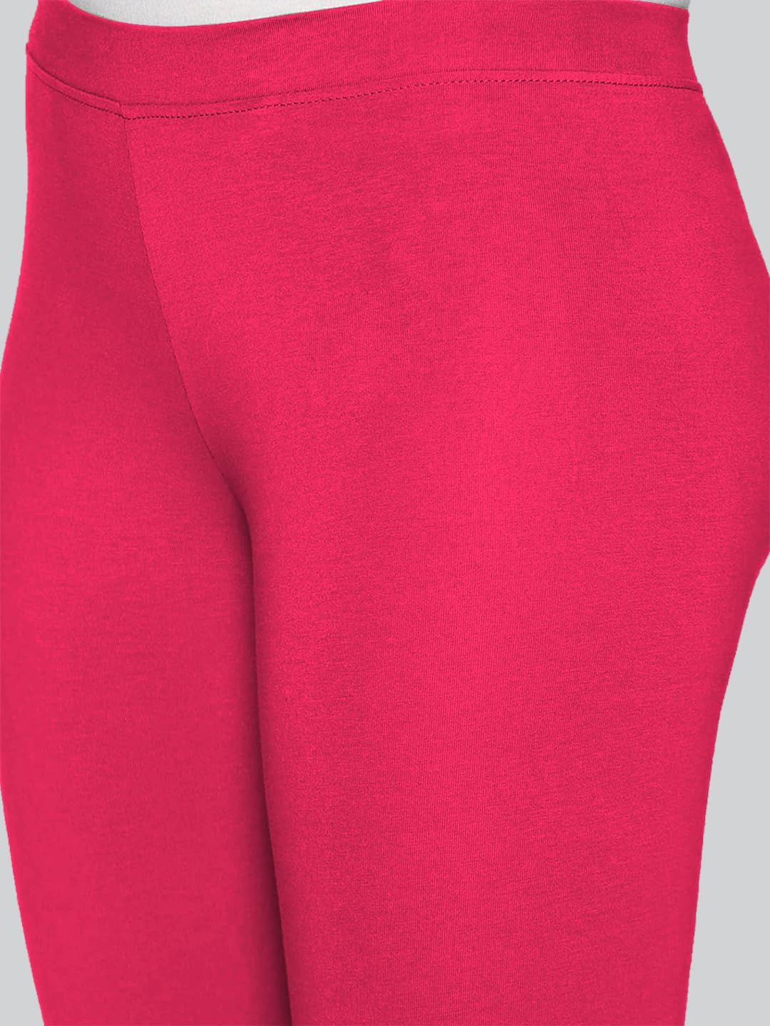 Premium Viscose Stretchable Ankle Length Leggings for Women - Lotus - Image 5