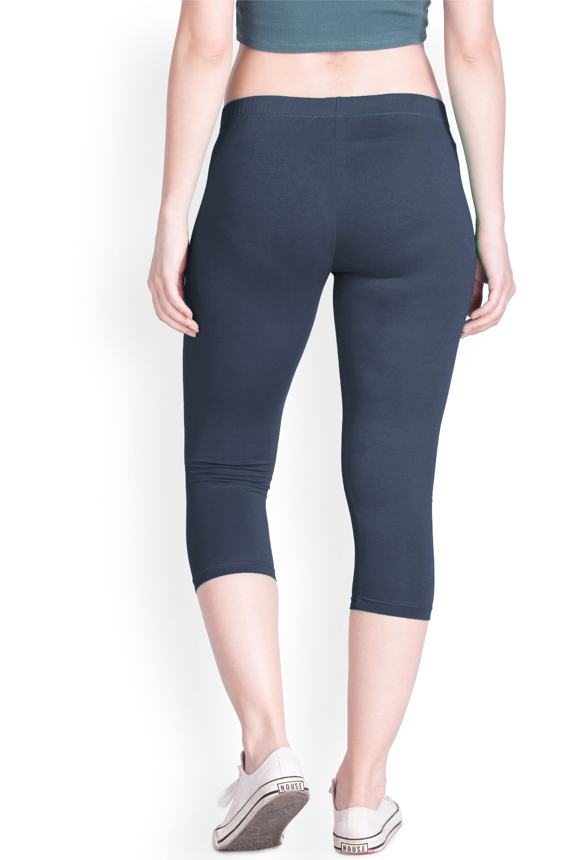 Navy Capri Leggings