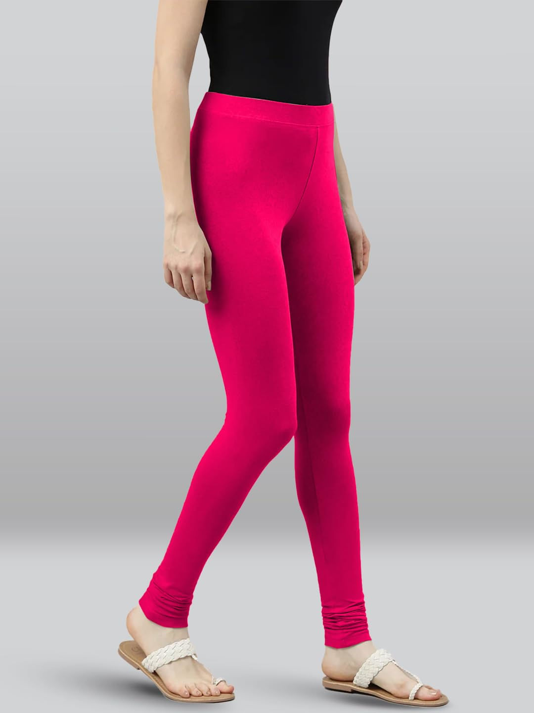 Premium Viscose Full Length Churidar Leggings for Women - True Rani - Image 5