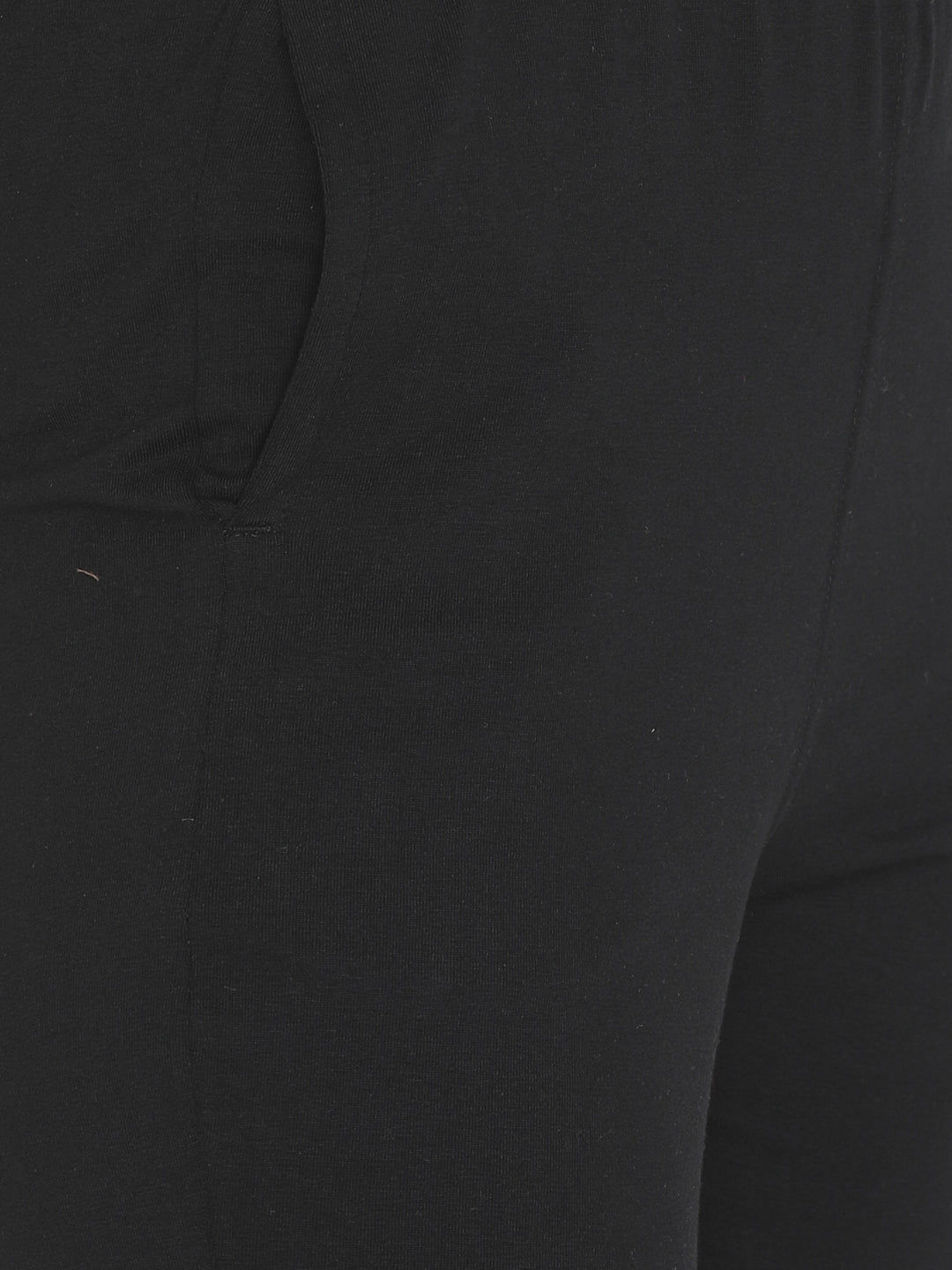 Black Stretch Pencil Pant
