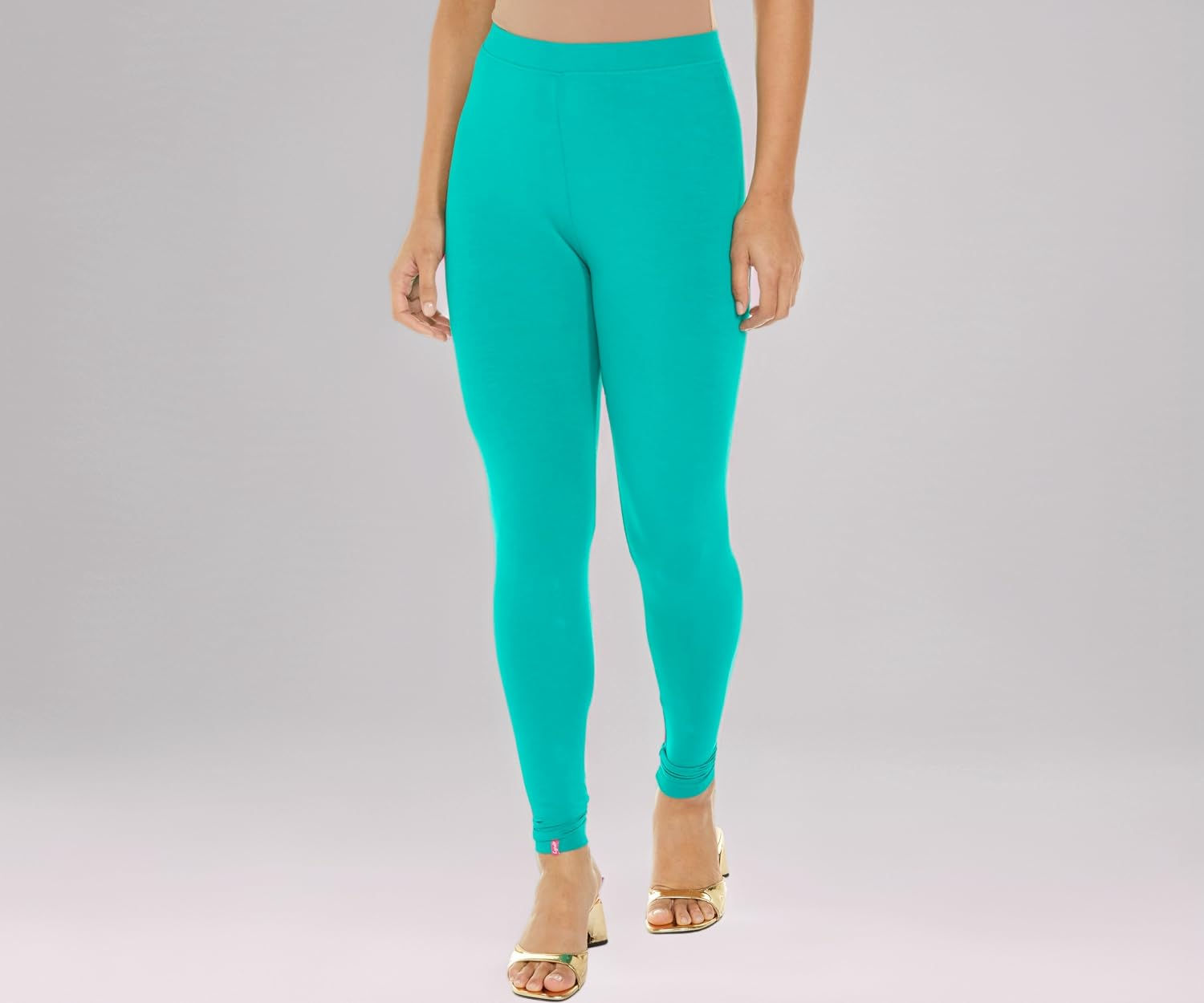 Premium Viscose Stretchable Ankle Length Leggings for Women - Jade - Image 1